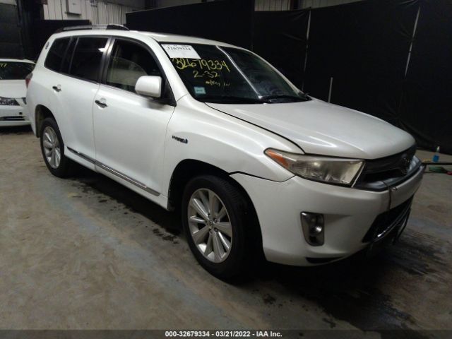 TOYOTA HIGHLANDER HYBRID 2012 jtedc3eh2c2009800