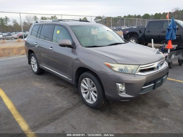 TOYOTA HIGHLANDER HYBRID 2011 jtedc3eh3b2002160