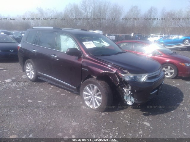 TOYOTA HIGHLANDER HYBRID 2012 jtedc3eh3c2010230