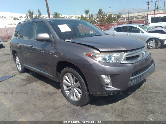 TOYOTA HIGHLANDER HYBRID 2013 jtedc3eh3d2015171