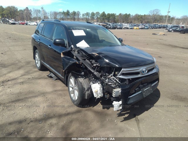 TOYOTA HIGHLANDER HYBRID 2012 jtedc3eh4c2010088