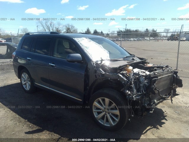 TOYOTA HIGHLANDER HYBRID 2012 jtedc3eh4c2010656