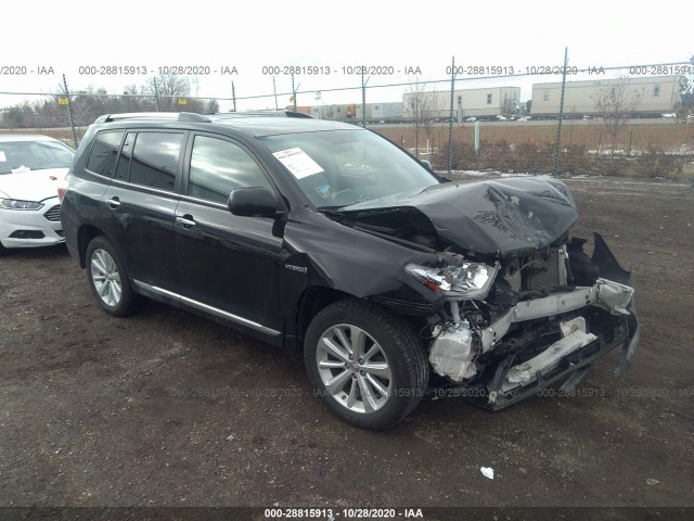 TOYOTA HIGHLANDER HYBRID 2012 jtedc3eh5c2005482