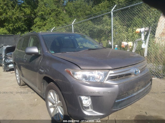 TOYOTA HIGHLANDER HYBRID 2012 jtedc3eh5c2005725