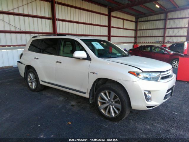 TOYOTA HIGHLANDER HYBRID 2012 jtedc3eh5c2007135