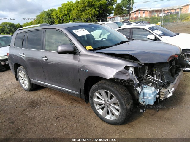 TOYOTA HIGHLANDER HYBRID 2013 jtedc3eh5d2018833