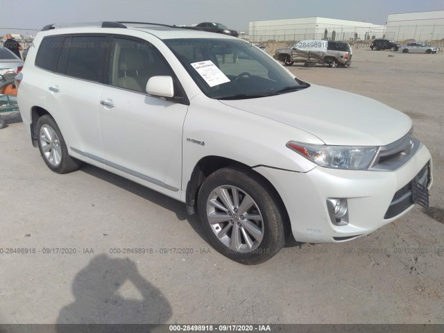 TOYOTA HIGHLANDER HYBRID 2011 jtedc3eh6b2000127