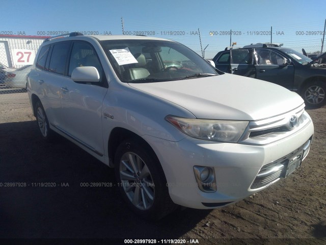 TOYOTA HIGHLANDER HYBRID 2012 jtedc3eh6c2005880