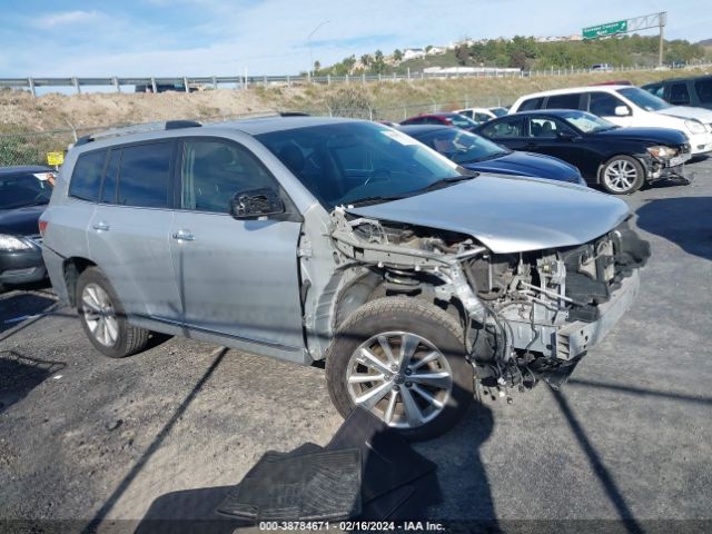 TOYOTA HIGHLANDER HYBRID 2012 jtedc3eh6c2009475