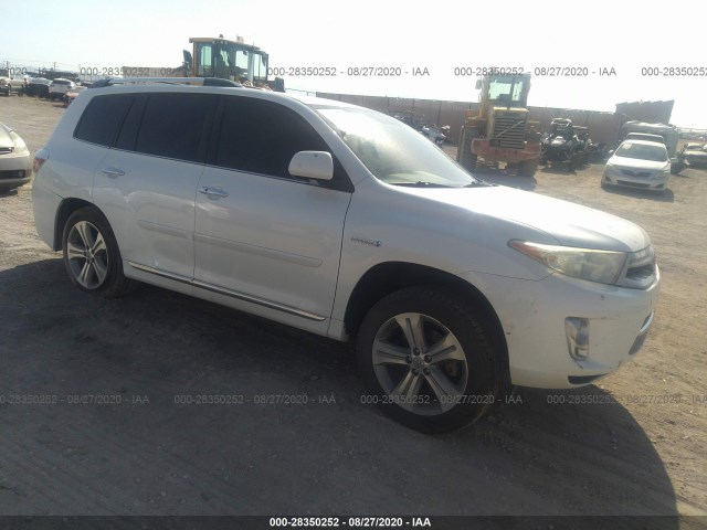 TOYOTA HIGHLANDER HYBRID 2013 jtedc3eh6d2011275