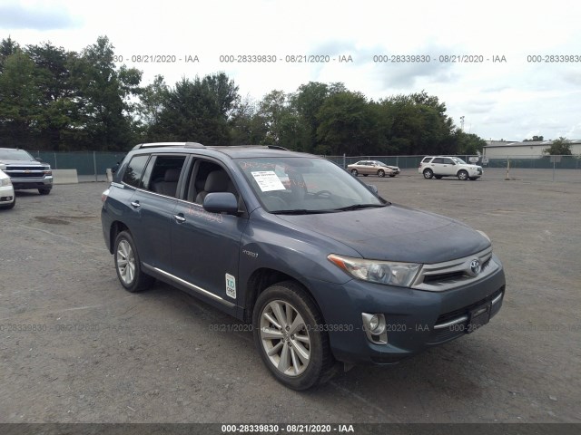 TOYOTA HIGHLANDER HYBRID 2012 jtedc3eh7c2004690