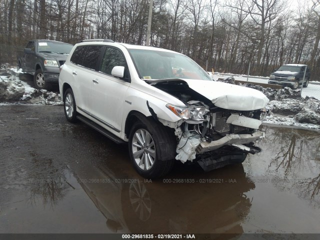 TOYOTA HIGHLANDER HYBRID 2012 jtedc3eh7c2006519