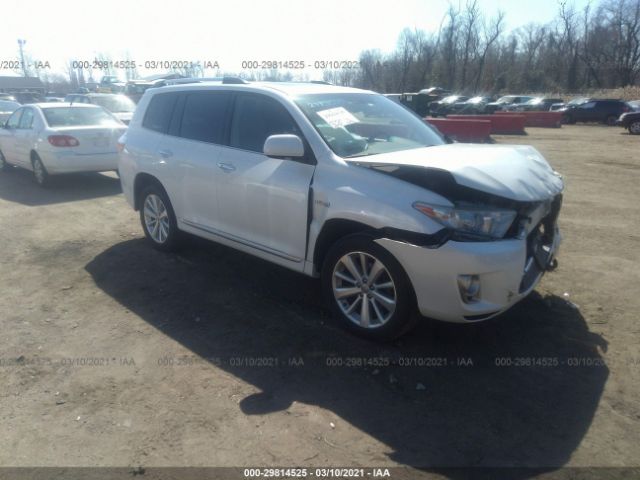 TOYOTA HIGHLANDER HYBRID 2012 jtedc3eh7c2007072