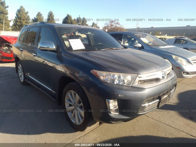 TOYOTA HIGHLANDER HYBRID 2013 jtedc3eh7d2016887