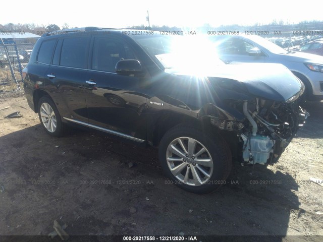 TOYOTA HIGHLANDER HYBRID 2013 jtedc3eh8d2012606