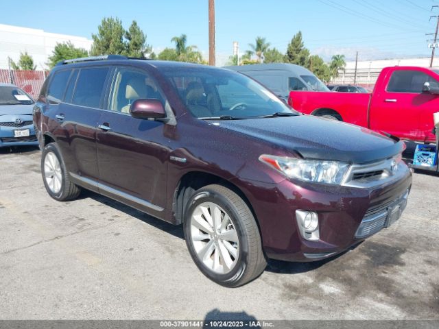 TOYOTA HIGHLANDER HYBRID 2013 jtedc3eh8d2018101