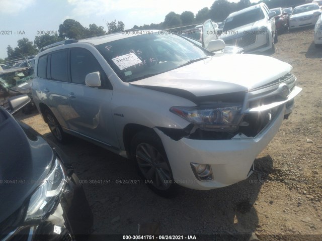 TOYOTA HIGHLANDER HYBRID 2012 jtedc3eh9c2005730