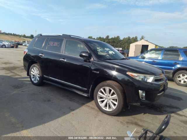 TOYOTA HIGHLANDER HYBRID 2012 jtedc3eh9c2008286