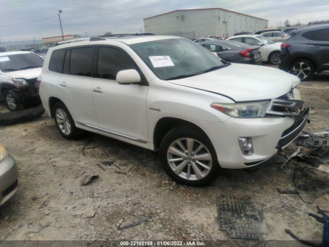 TOYOTA HIGHLANDER HYBRID 2012 jtedc3eh9c2008966