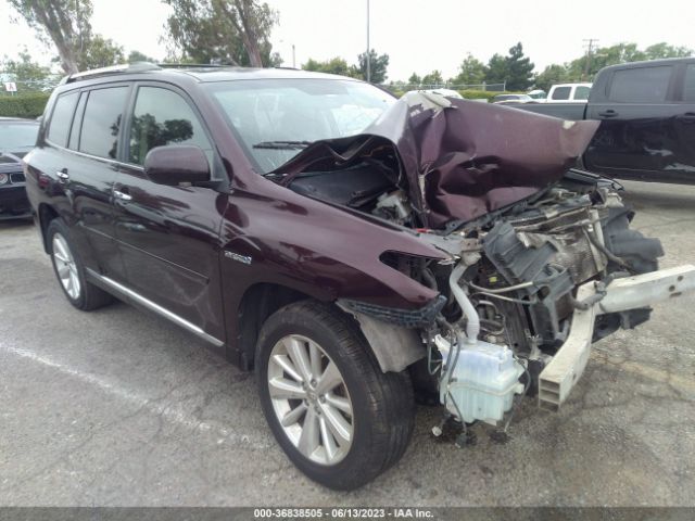 TOYOTA HIGHLANDER HYBRID 2013 jtedc3eh9d2011500