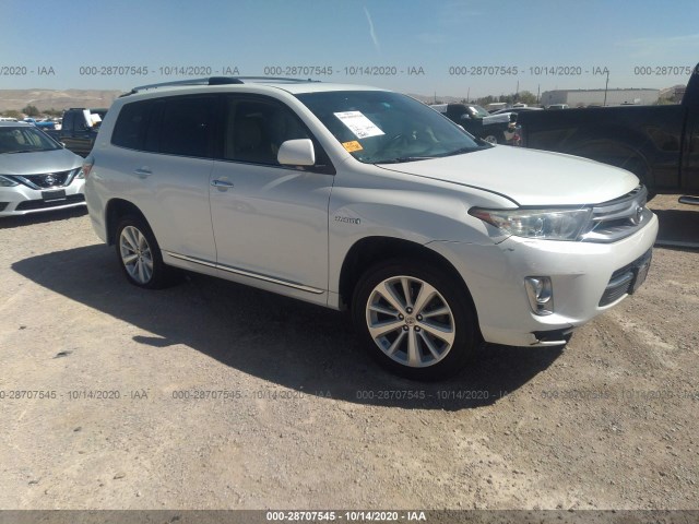 TOYOTA HIGHLANDER HYBRID 2013 jtedc3eh9d2018172