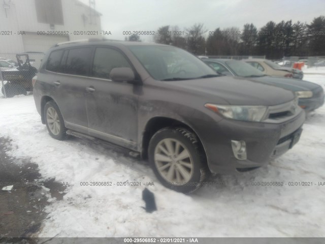 TOYOTA HIGHLANDER HYBRID 2012 jtedc3ehxc2007745