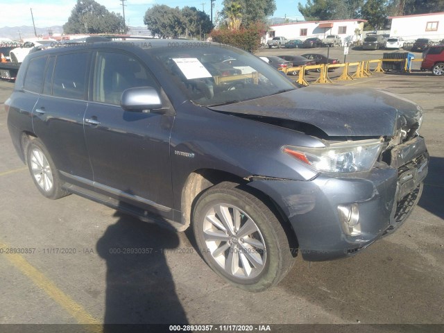 TOYOTA HIGHLANDER HYBRID 2013 jtedc3ehxd2014146