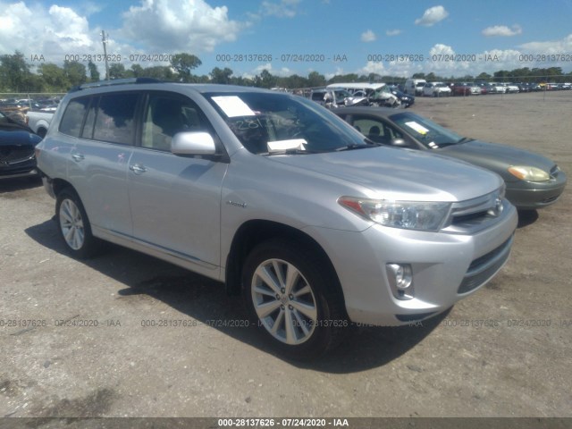 TOYOTA HIGHLANDER HYBRID 2013 jtedc3ehxd2015586