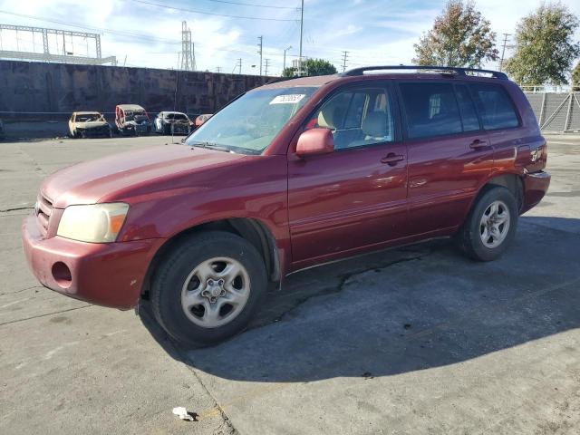 TOYOTA HIGHLANDER 2005 jtedd21a050118450