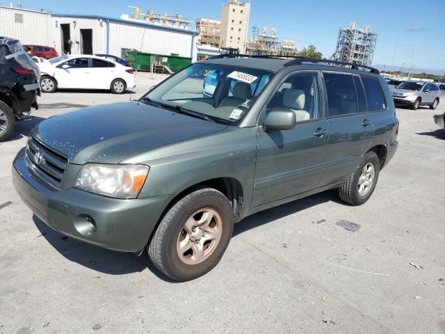 TOYOTA HIGHLANDER 2006 jtedd21a060148906