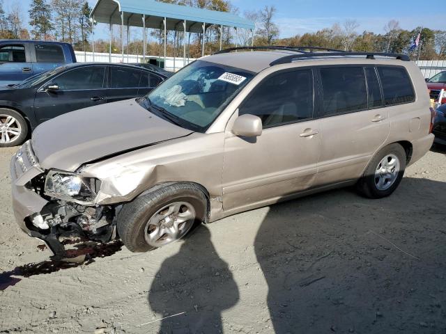 TOYOTA HIGHLANDER 2005 jtedd21a250130194