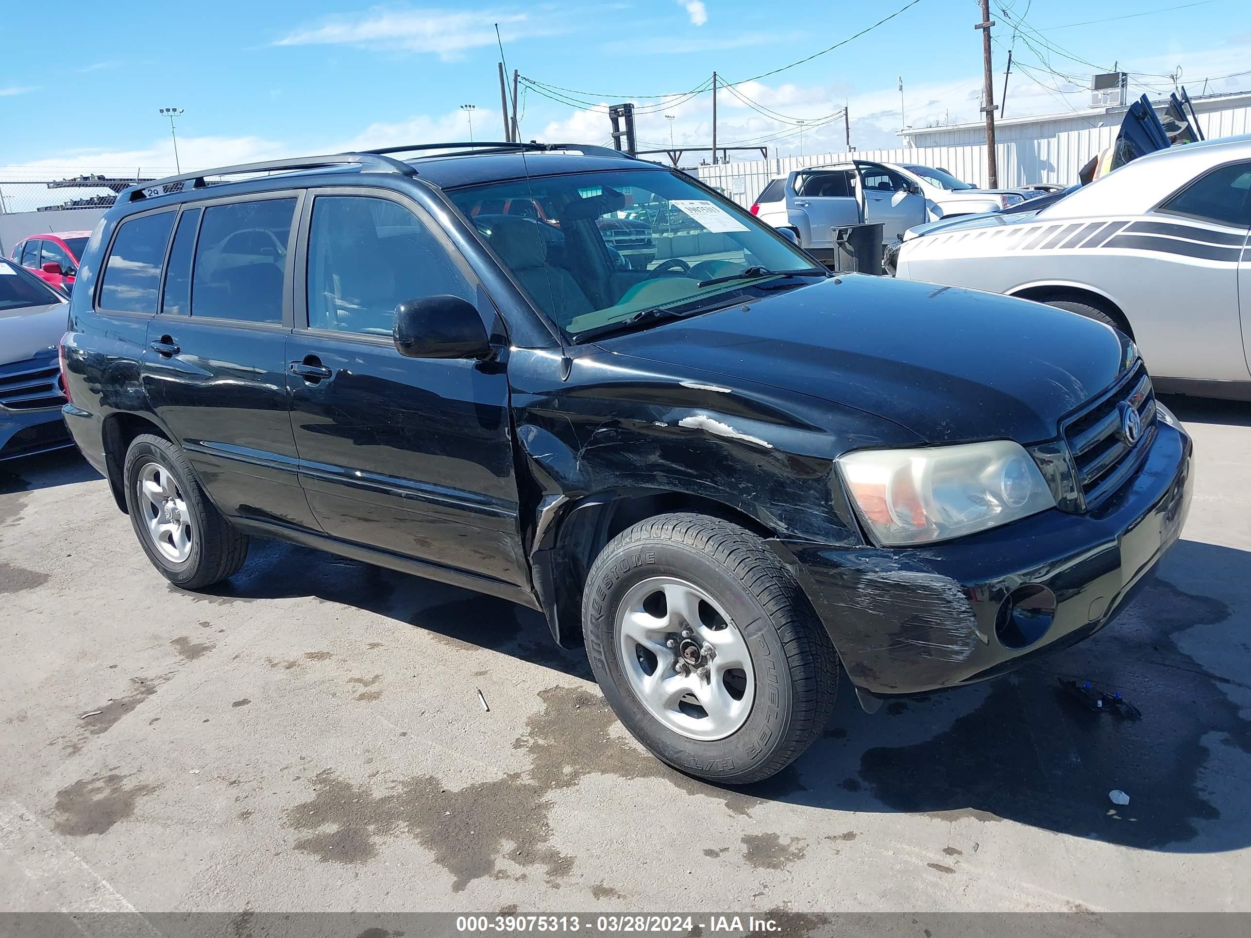 TOYOTA HIGHLANDER 2004 jtedd21a440083118