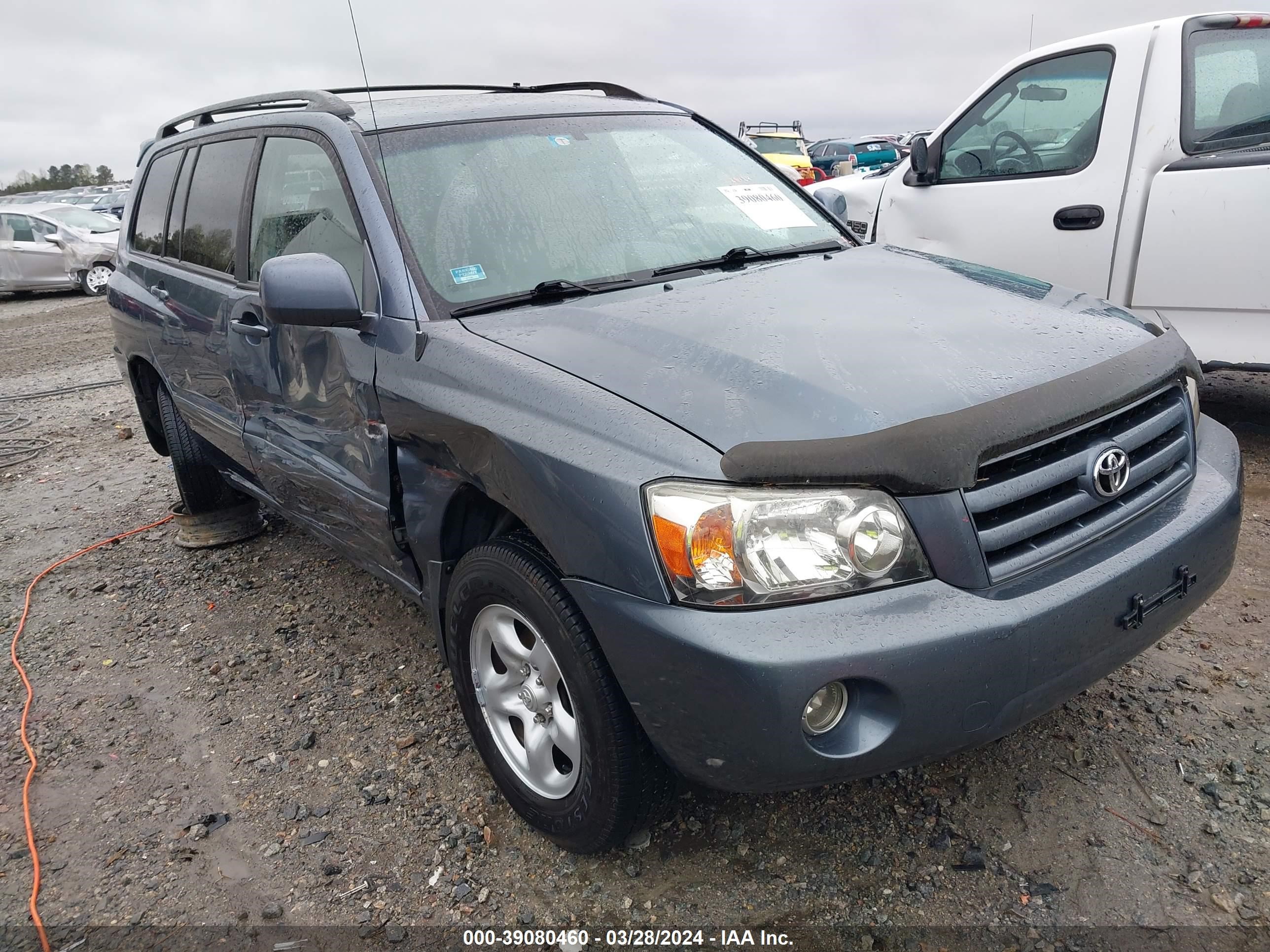 TOYOTA HIGHLANDER 2007 jtedd21a570164830