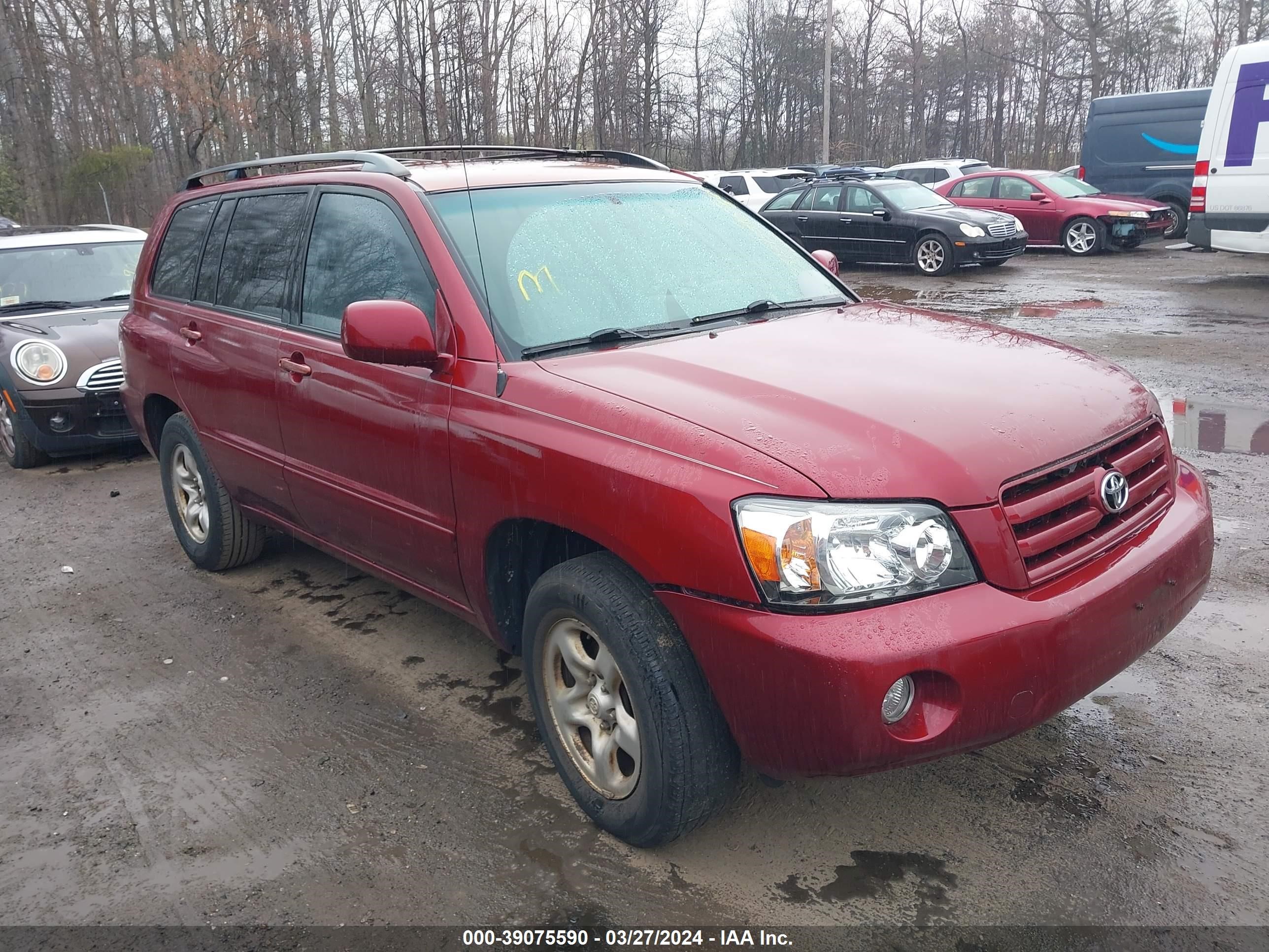 TOYOTA HIGHLANDER 2006 jtedd21a760134808