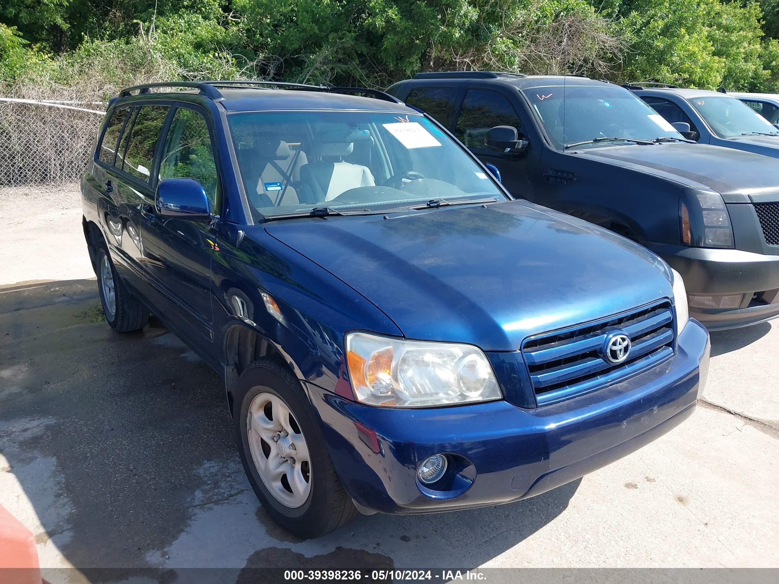 TOYOTA HIGHLANDER 2007 jtedd21a870166071