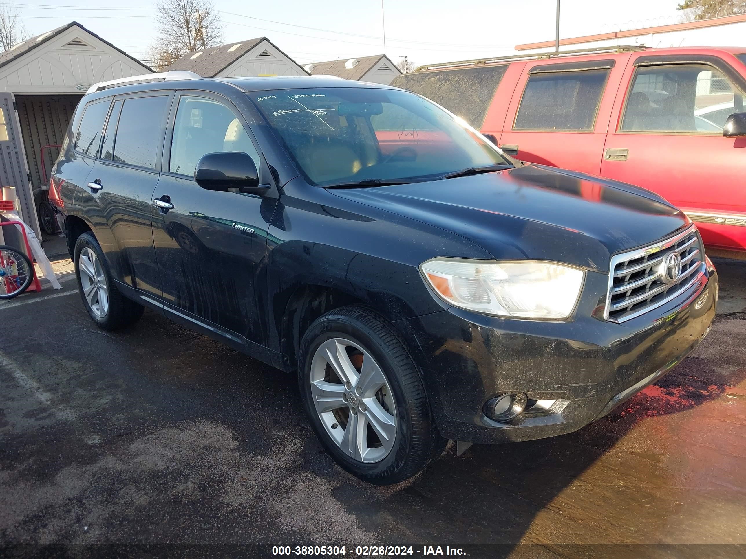 TOYOTA HIGHLANDER 2010 jtedk3ehxa2162473