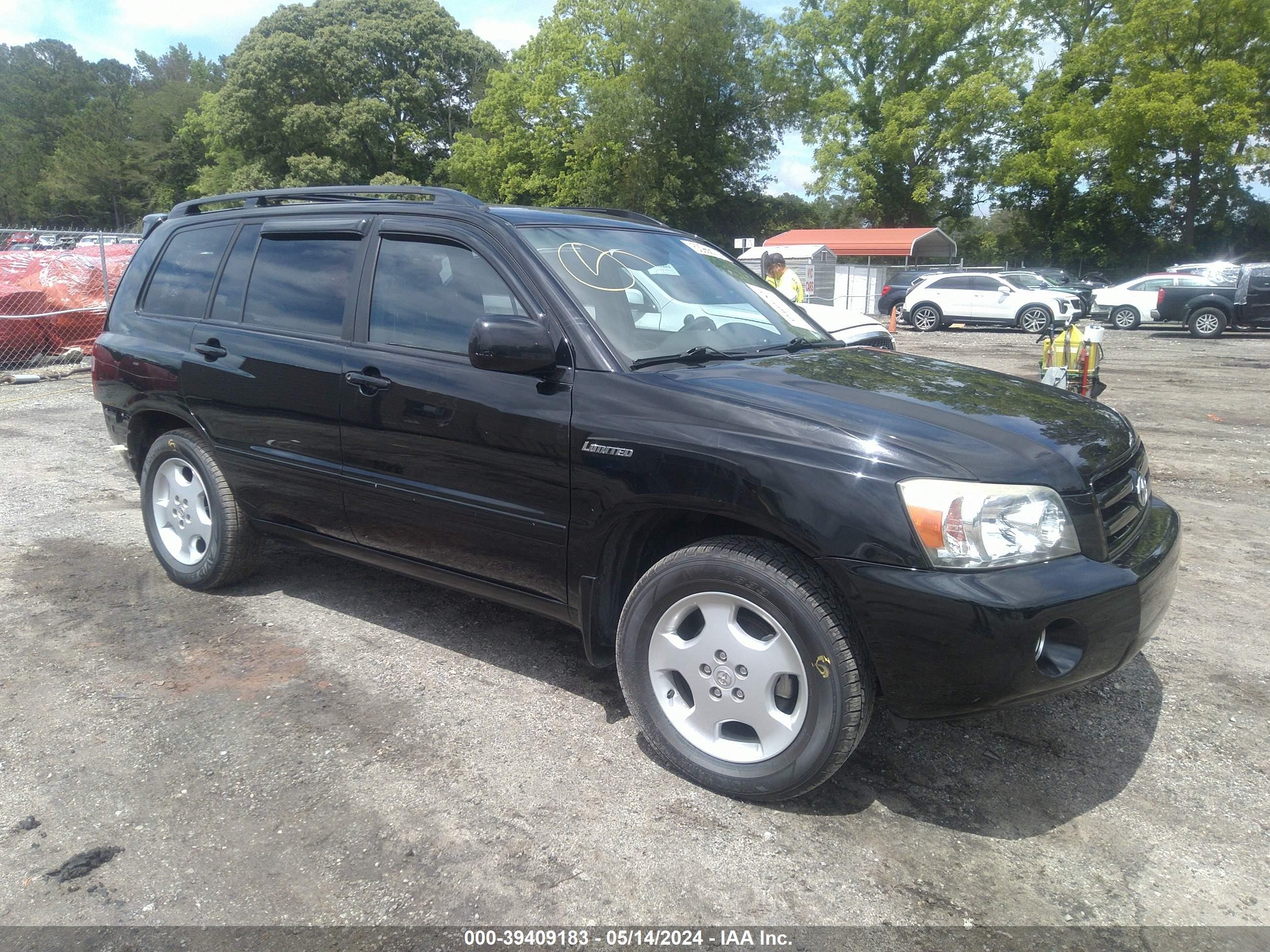 TOYOTA HIGHLANDER 2004 jtedp21a140021957