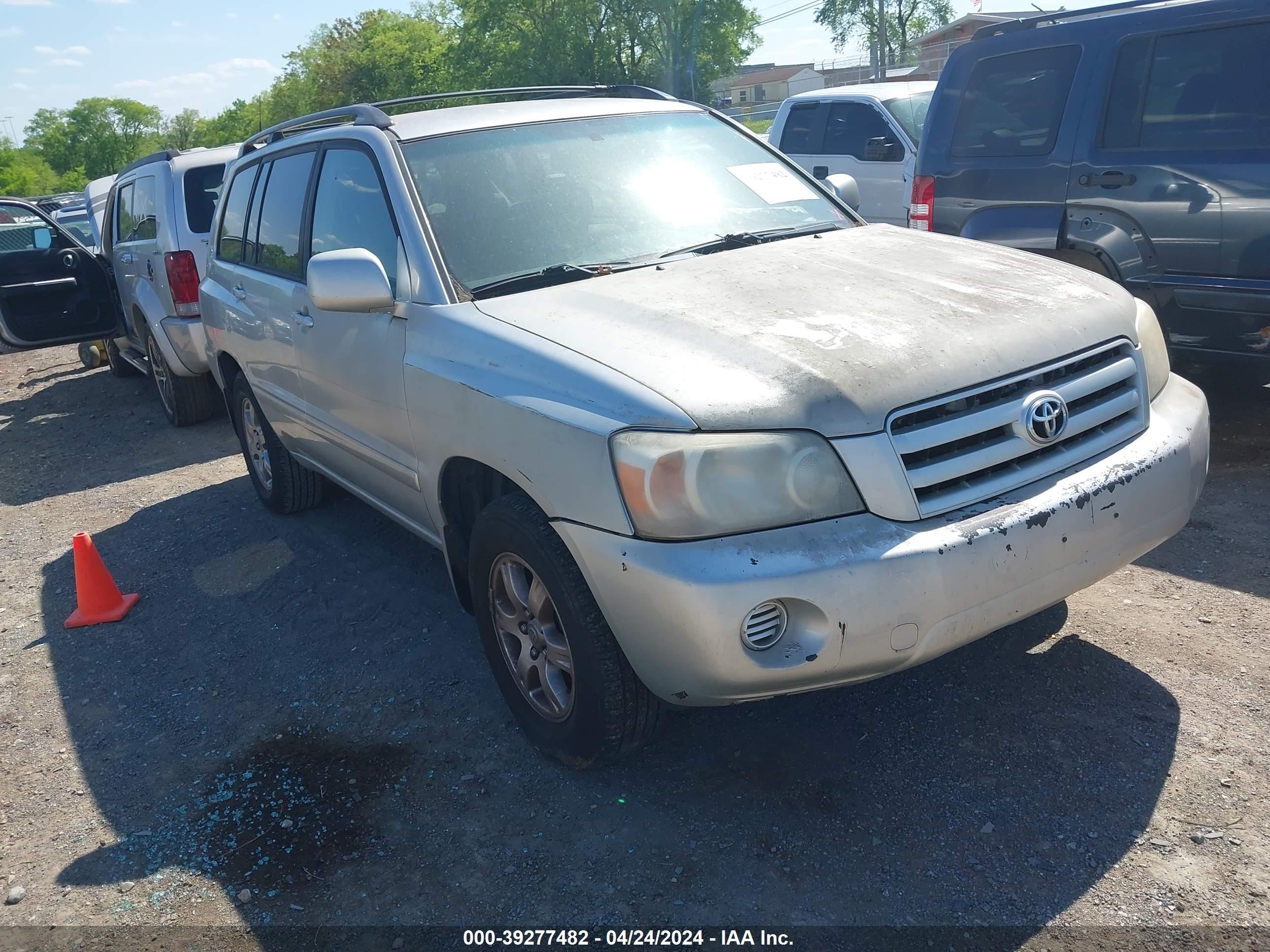 TOYOTA HIGHLANDER 2005 jtedp21a150065555