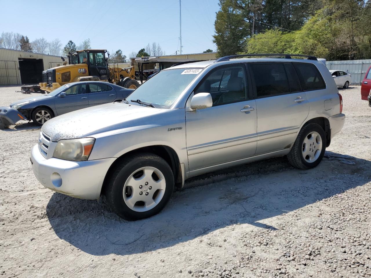 TOYOTA HIGHLANDER 2005 jtedp21a150086714