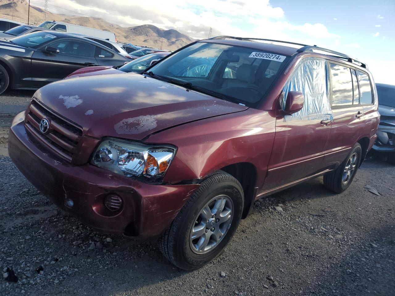 TOYOTA HIGHLANDER 2006 jtedp21a160119597