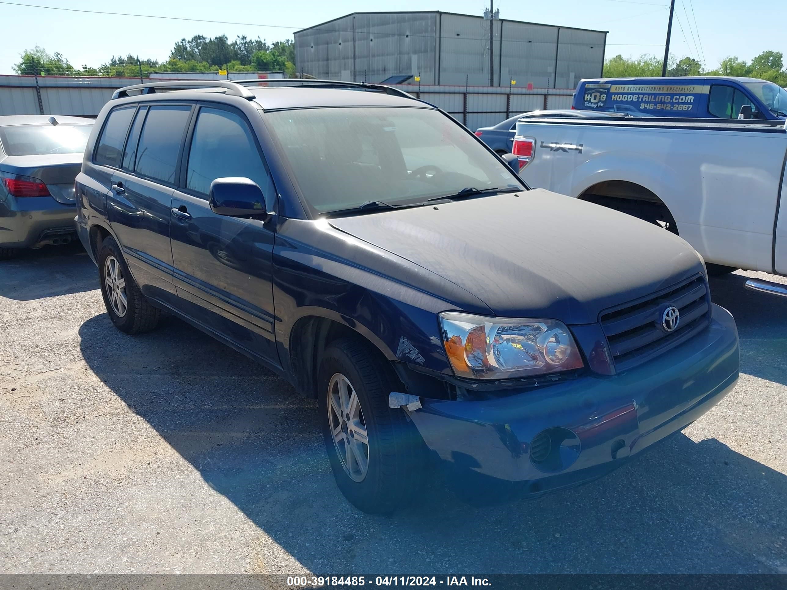 TOYOTA HIGHLANDER 2004 jtedp21a240027315