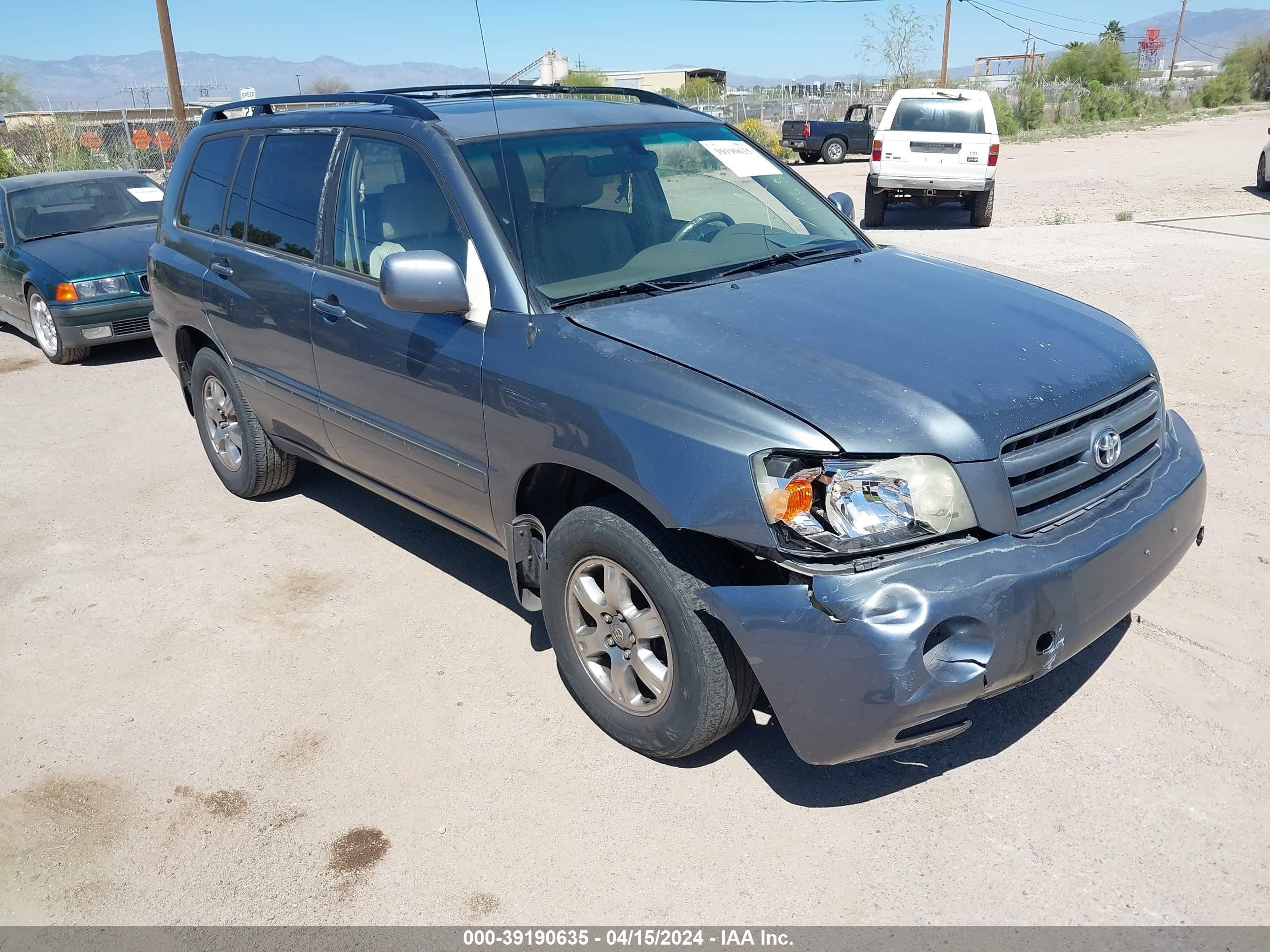 TOYOTA HIGHLANDER 2005 jtedp21a250077651