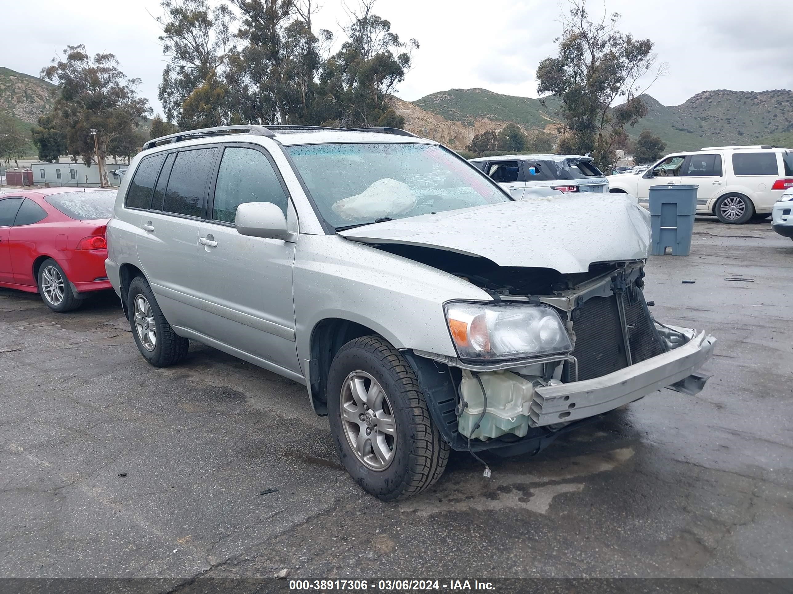 TOYOTA HIGHLANDER 2005 jtedp21a250079500