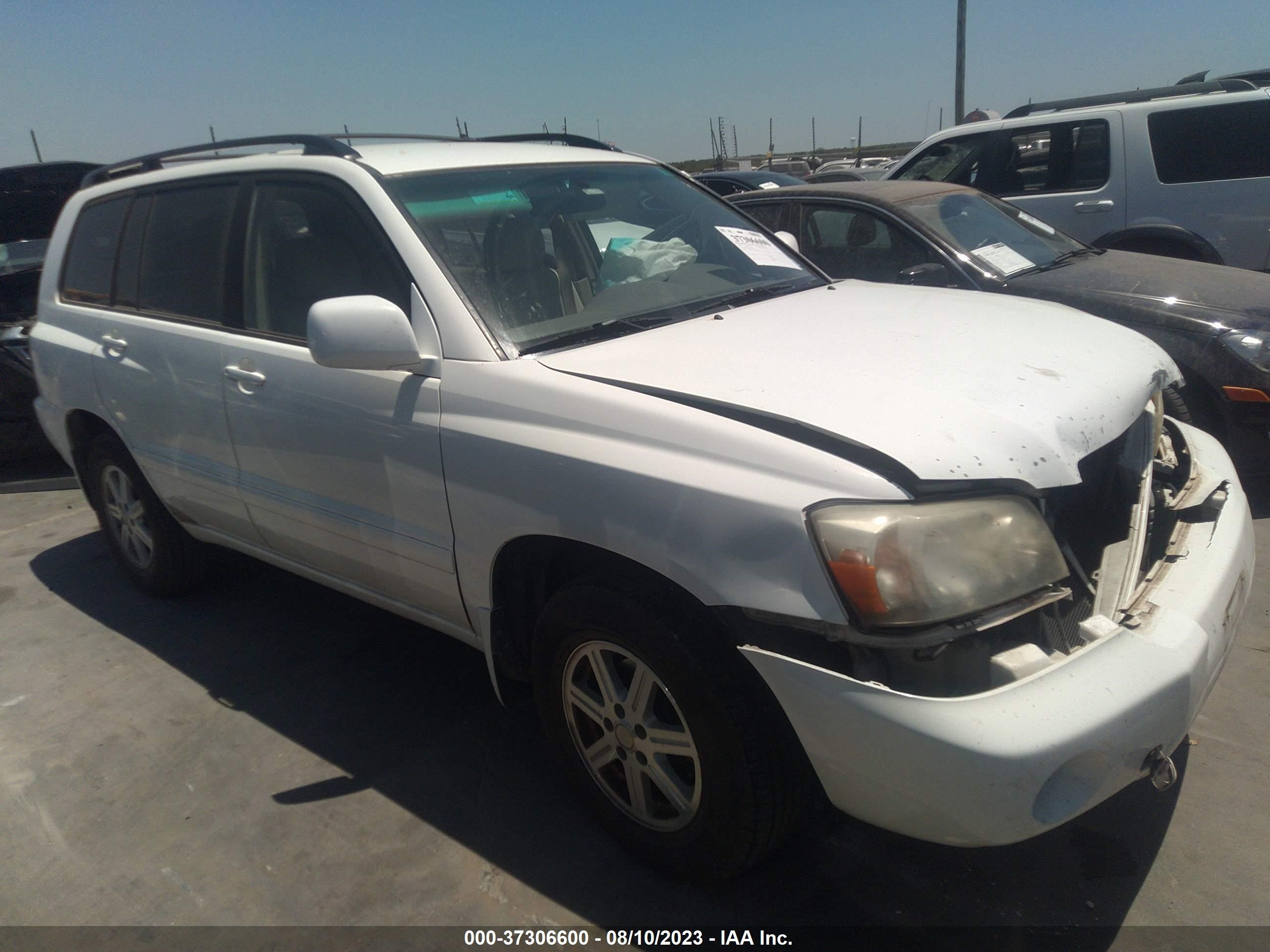 TOYOTA HIGHLANDER 2006 jtedp21a260110441