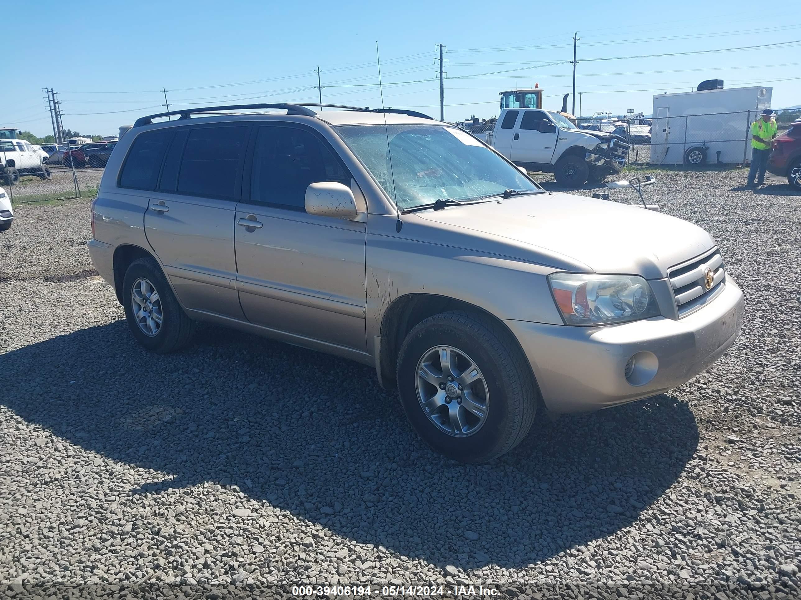 TOYOTA HIGHLANDER 2004 jtedp21a340020003