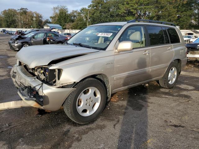 TOYOTA HIGHLANDER 2005 jtedp21a350054363