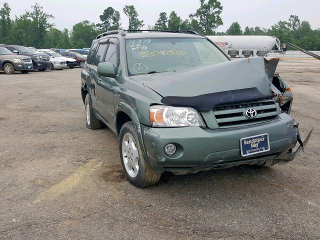 TOYOTA HIGHLANDER 2005 jtedp21a350058476