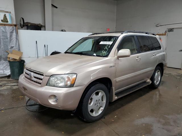 TOYOTA HIGHLANDER 2005 jtedp21a350086763