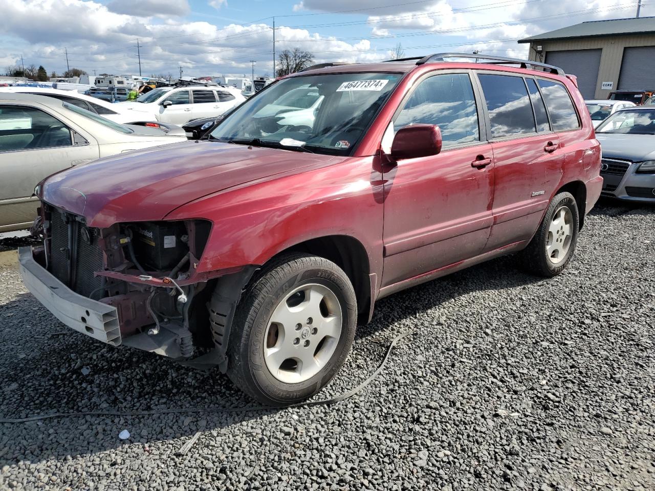 TOYOTA HIGHLANDER 2006 jtedp21a360109105