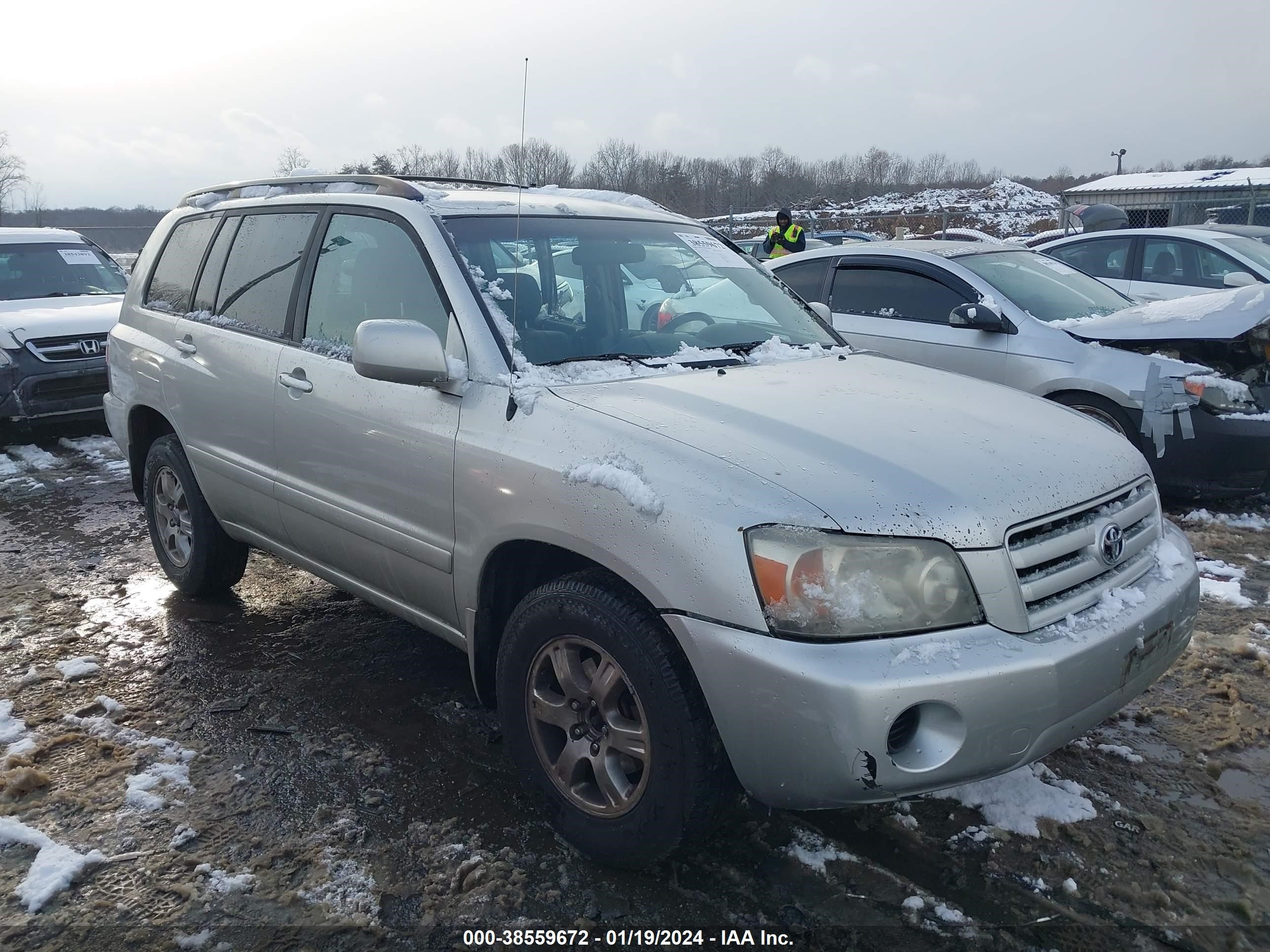 TOYOTA HIGHLANDER 2006 jtedp21a360109802